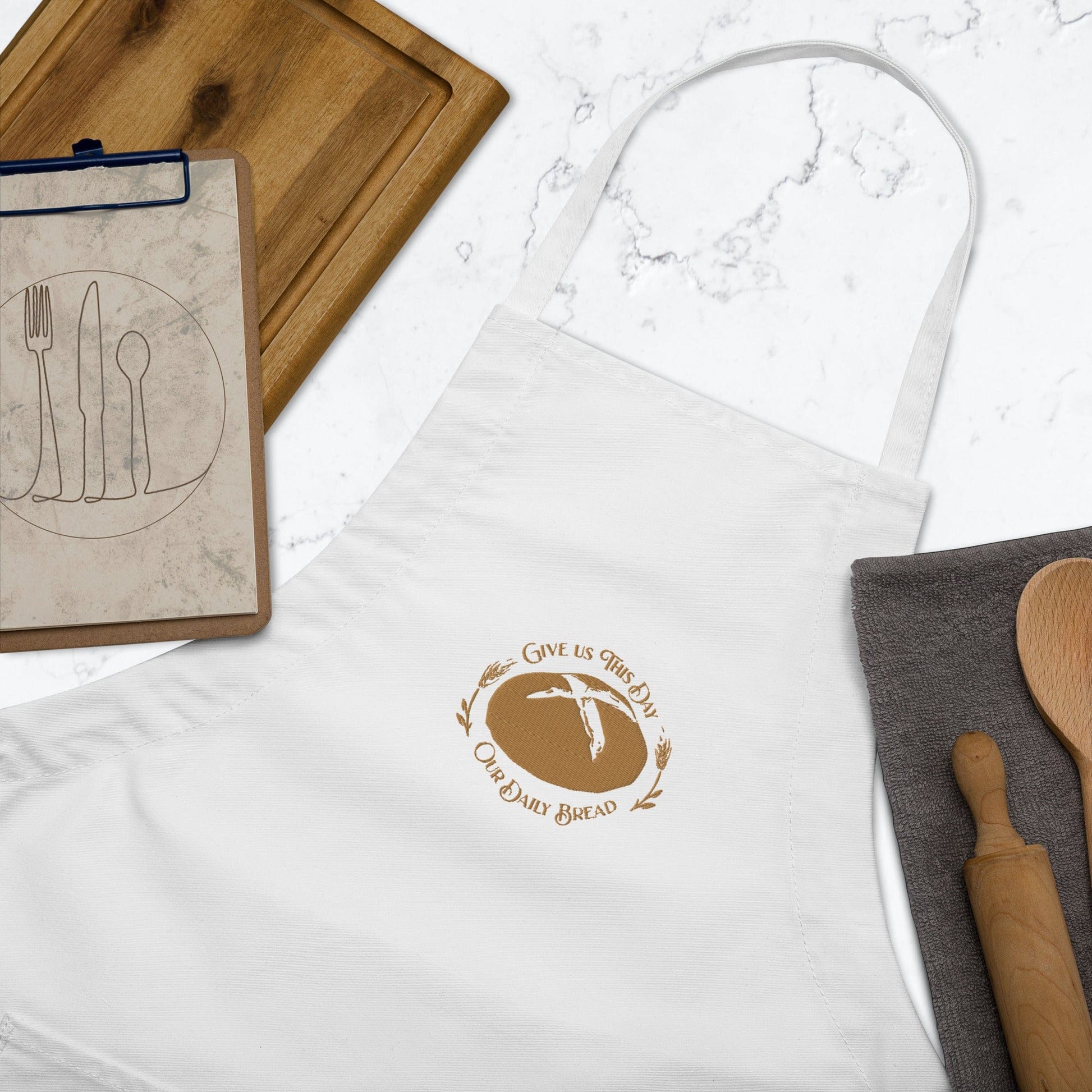 Dappled Designs Embroidered Apron