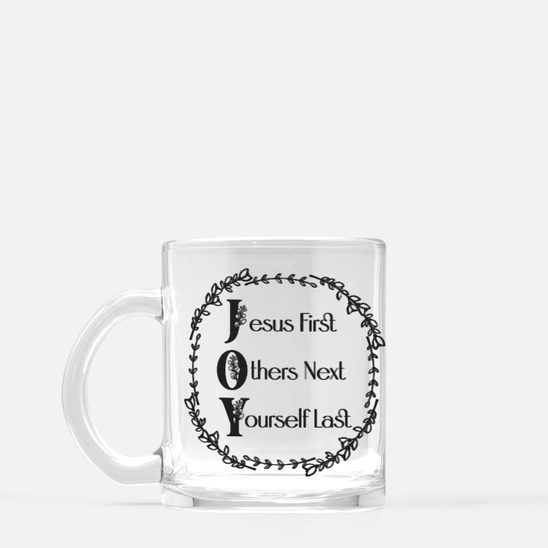 Dappled Designs Mugs J.O.Y. Glass Mug