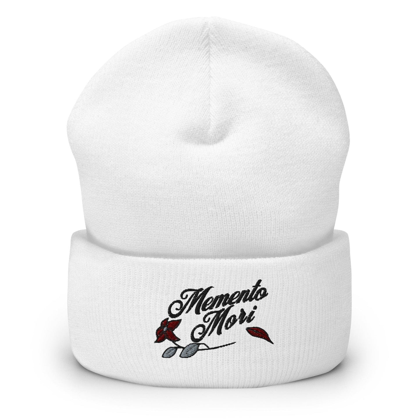 Dappled Designs White Cuffed Beanie