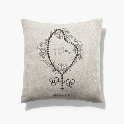 Gooten Totus Tuus Personalized Woven Throw Pillow