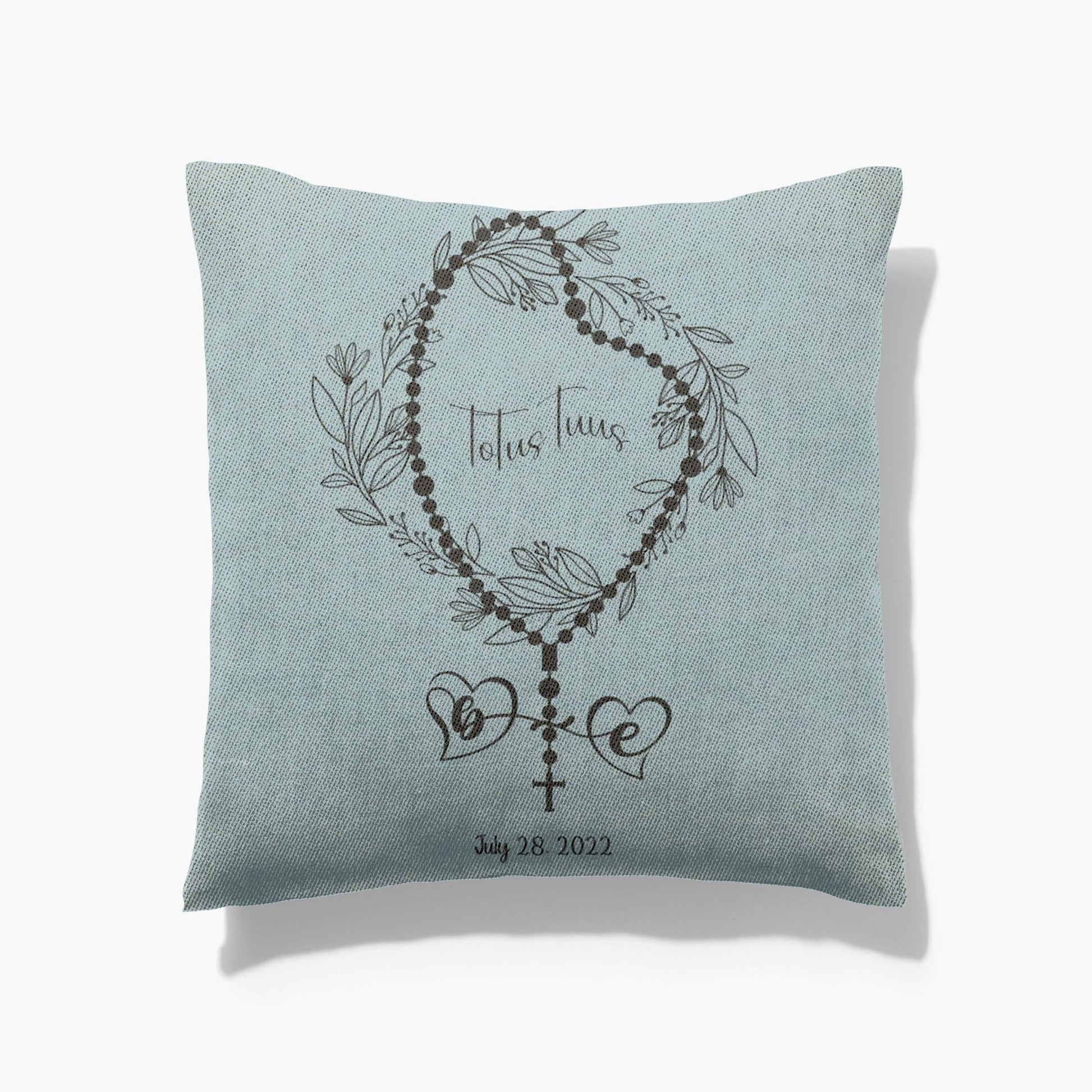 Gooten Totus Tuus Personalized Woven Throw Pillow