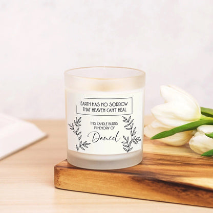 Printed Mint Candles Personalized In Memory Non Toxic Candle