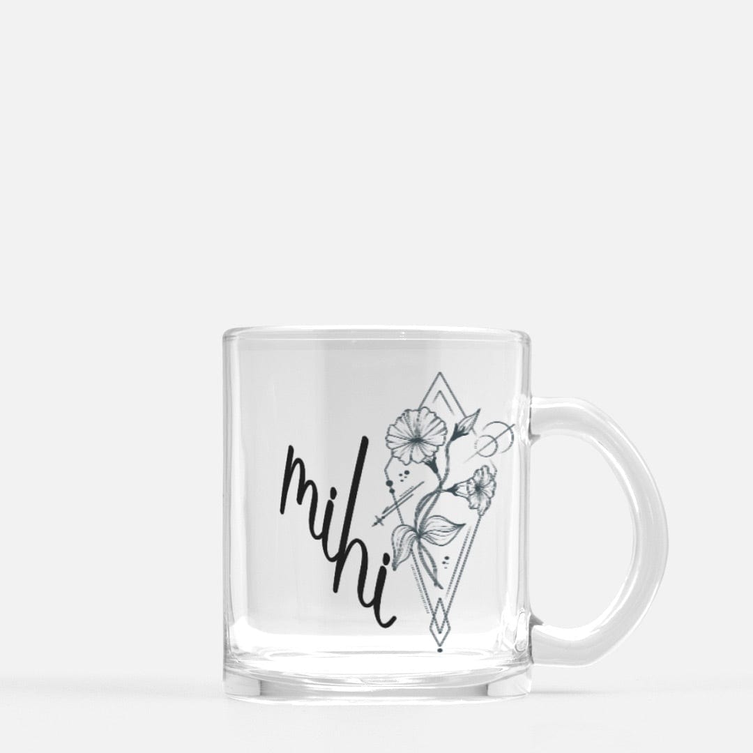 Printed Mint Mugs Morning Glory Fiat 10oz Glass Mug