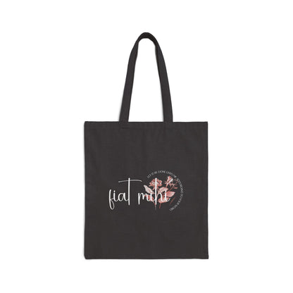 Printify Bags Black / 15" x 16" Fiat Mihi Canvas Tote Bag