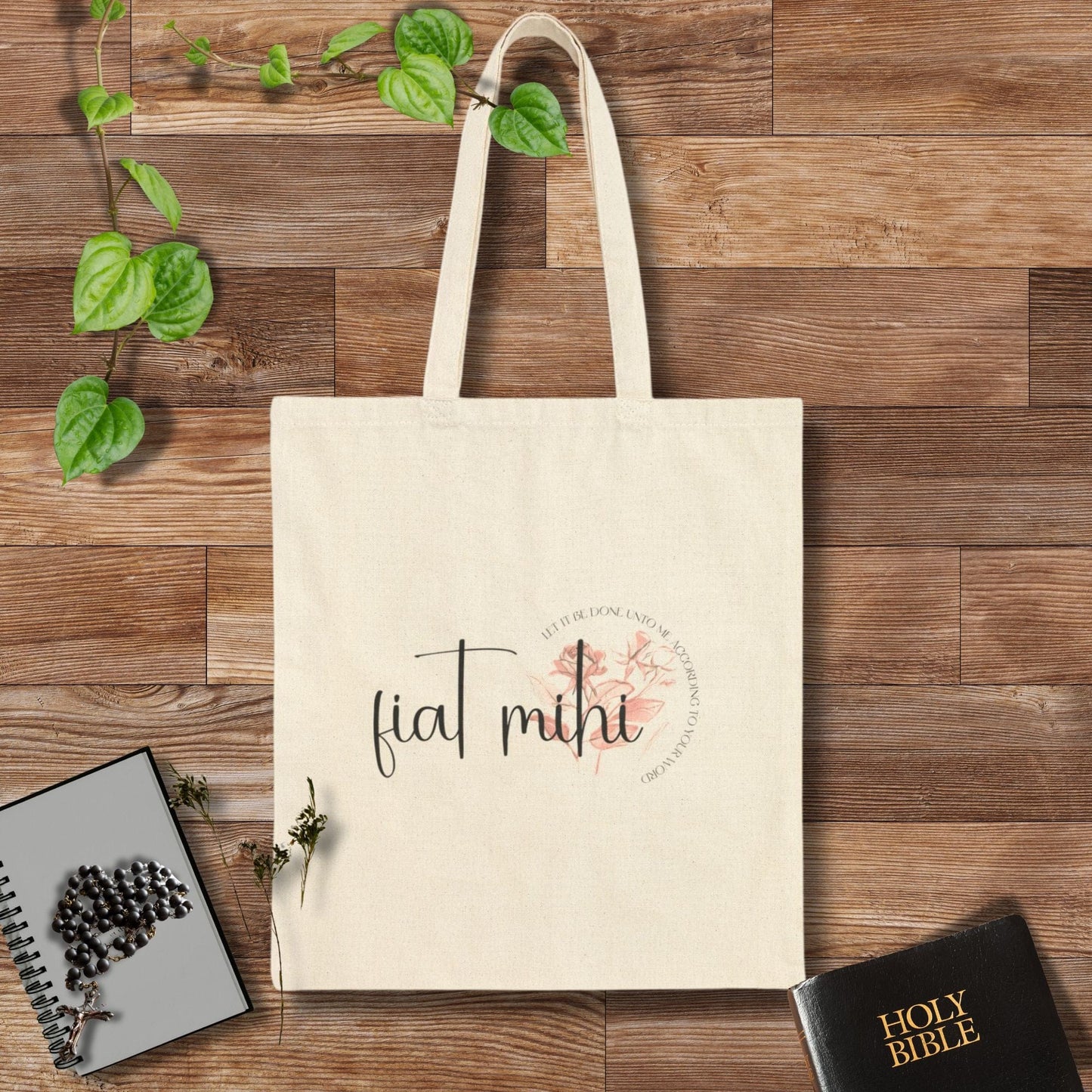 Printify Bags Fiat Mihi Canvas Tote Bag