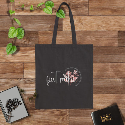 Printify Bags Fiat Mihi Canvas Tote Bag