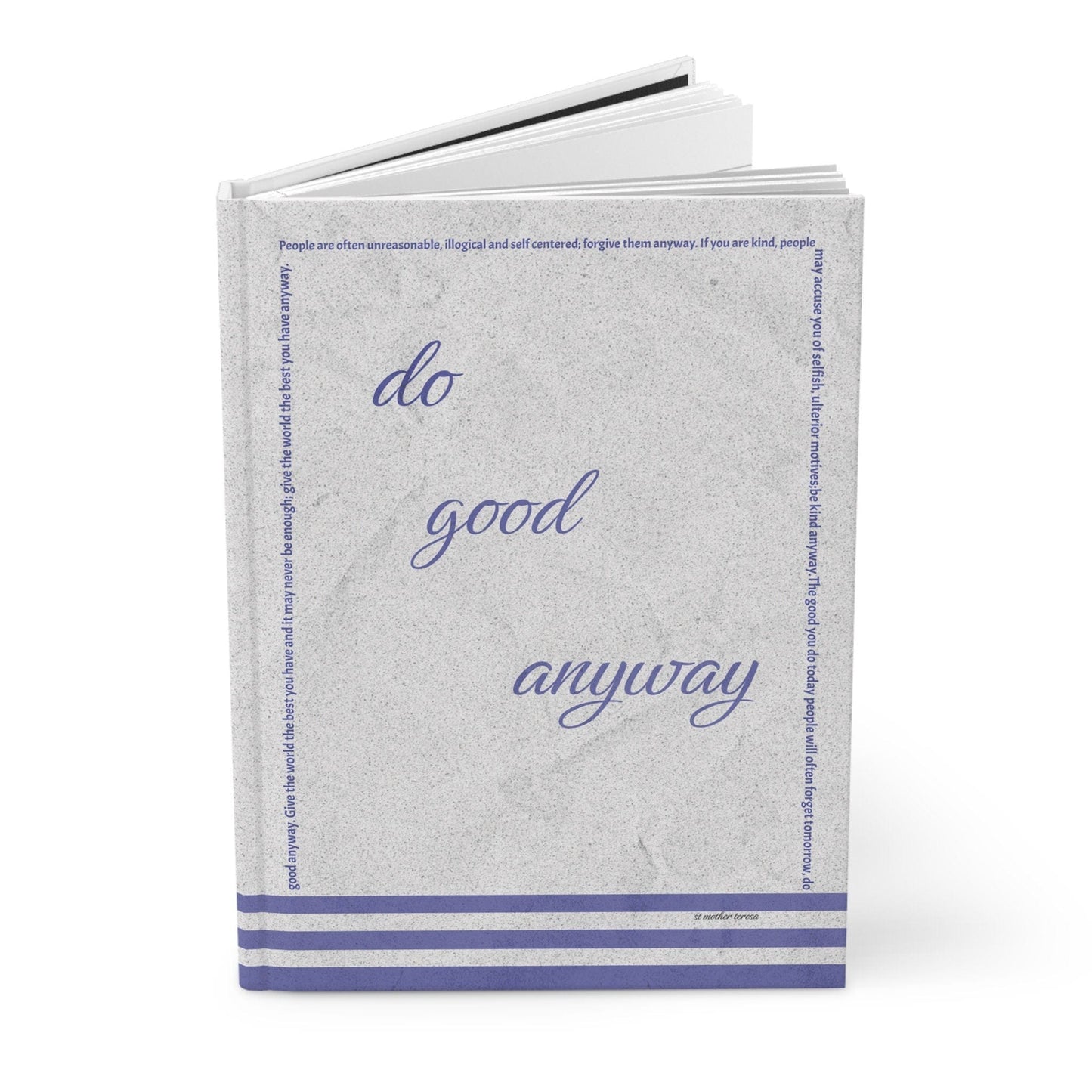 Printify Do Good Anyway Mother Teresa Prayer Journal