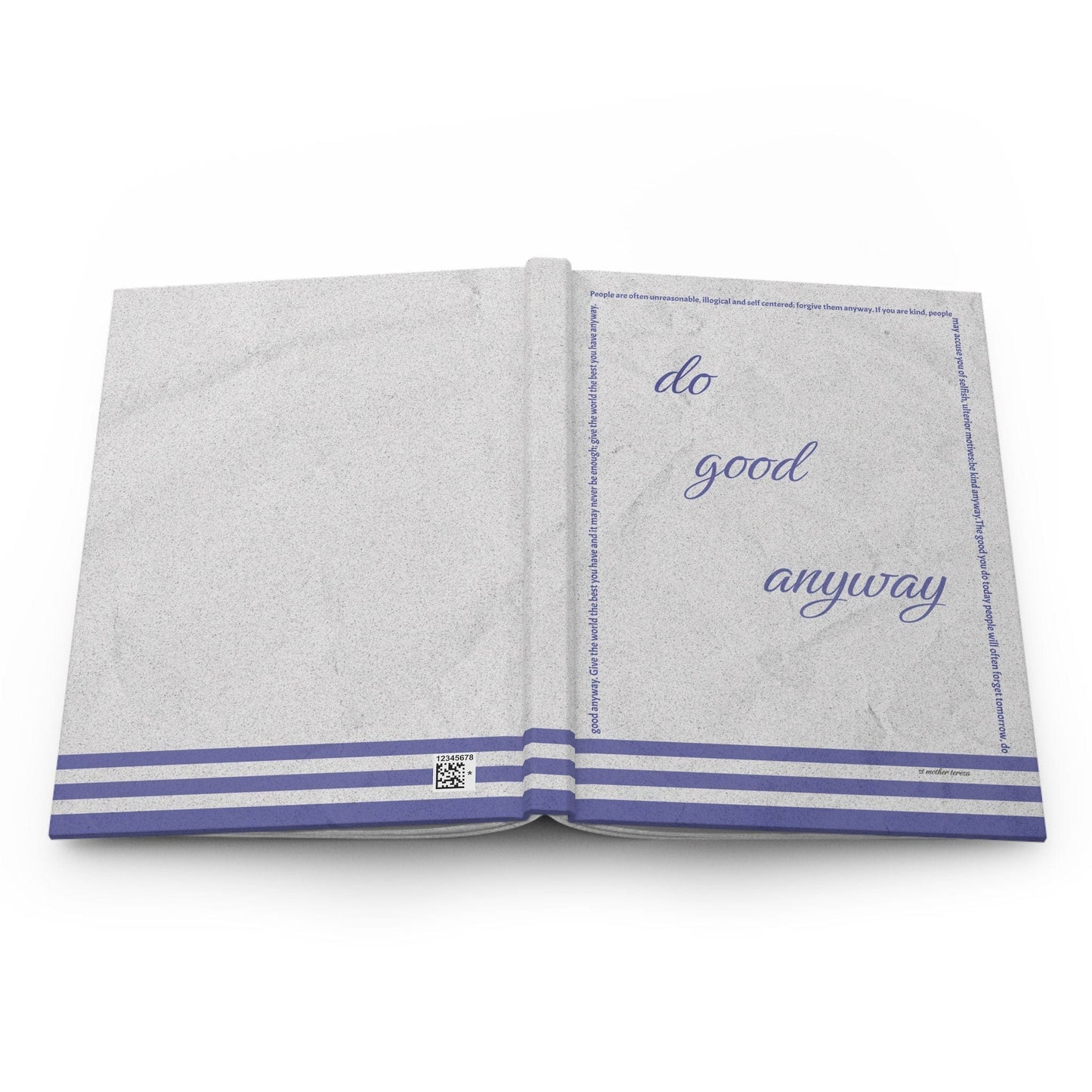 Printify Do Good Anyway Mother Teresa Prayer Journal