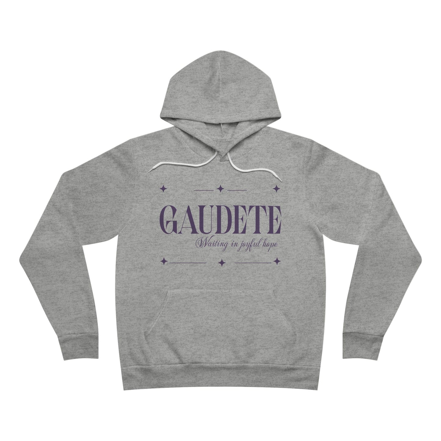 Printify Hoodie Athletic Heather / XS Gaudete Unisex Sponge Fleece Pullover Hoodie