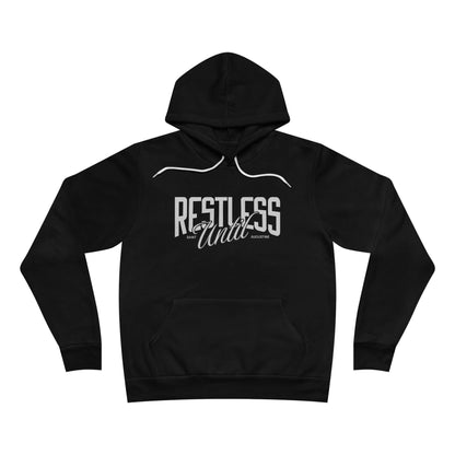 Printify Hoodie Black / XS Restless Unisex Sponge Fleece Pullover Hoodie