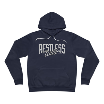 Printify Hoodie Navy / XS Restless Unisex Sponge Fleece Pullover Hoodie