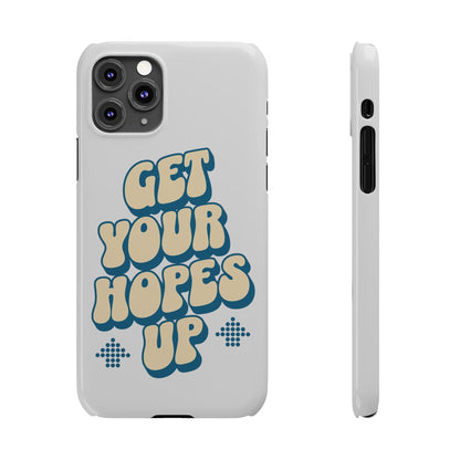 Printify Phone Case iPhone 11 Pro Retro Get Your Hopes Up Slim iPhone Case