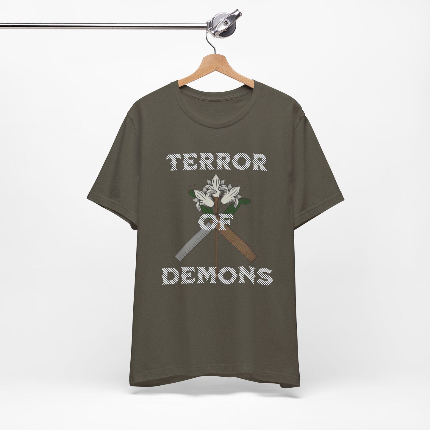 Printify T-Shirt Army / XS St. Joseph Terror of Demons Men's Shirt