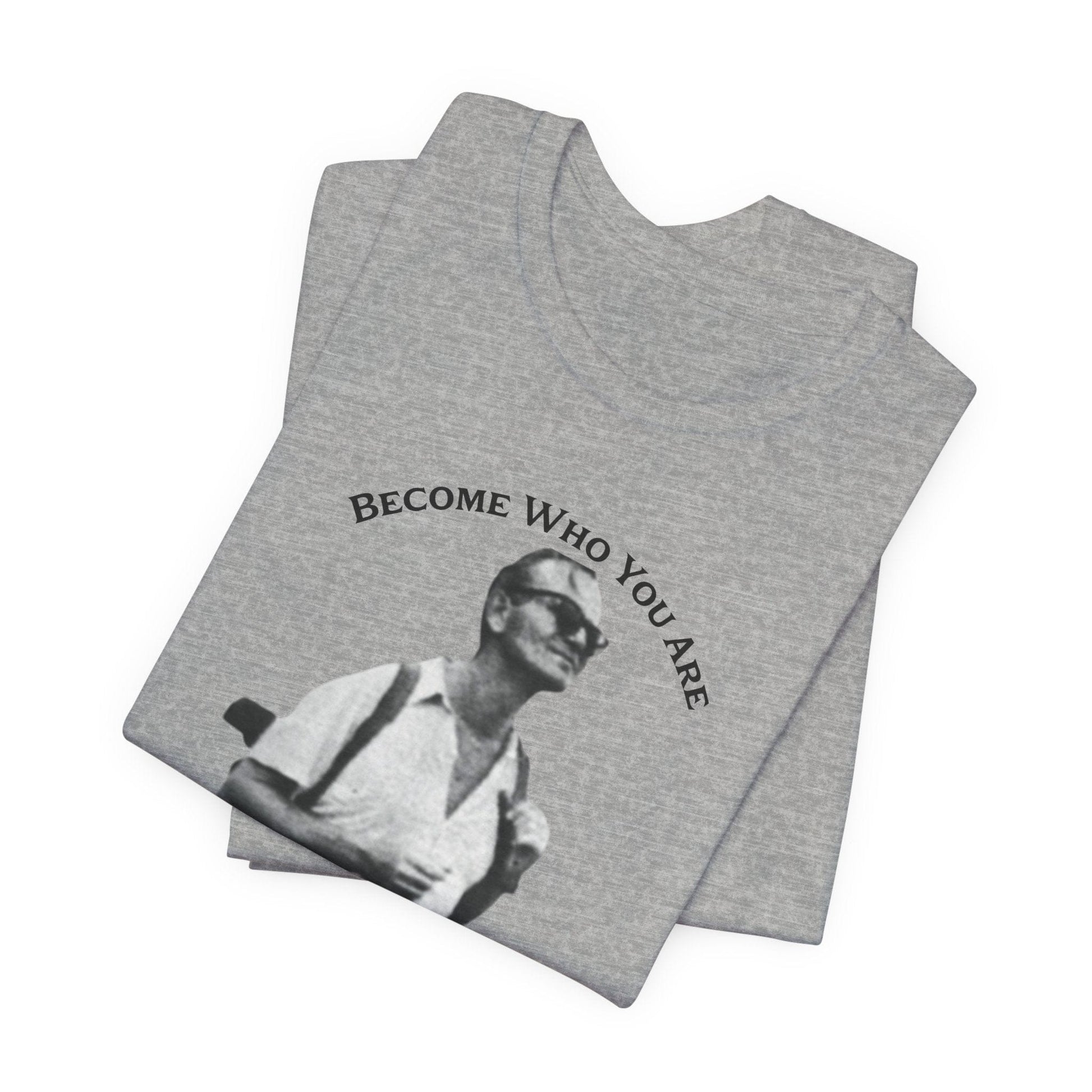 Printify T-Shirt Athletic Heather / XS John Paul II Become Who You Are T-Shirt