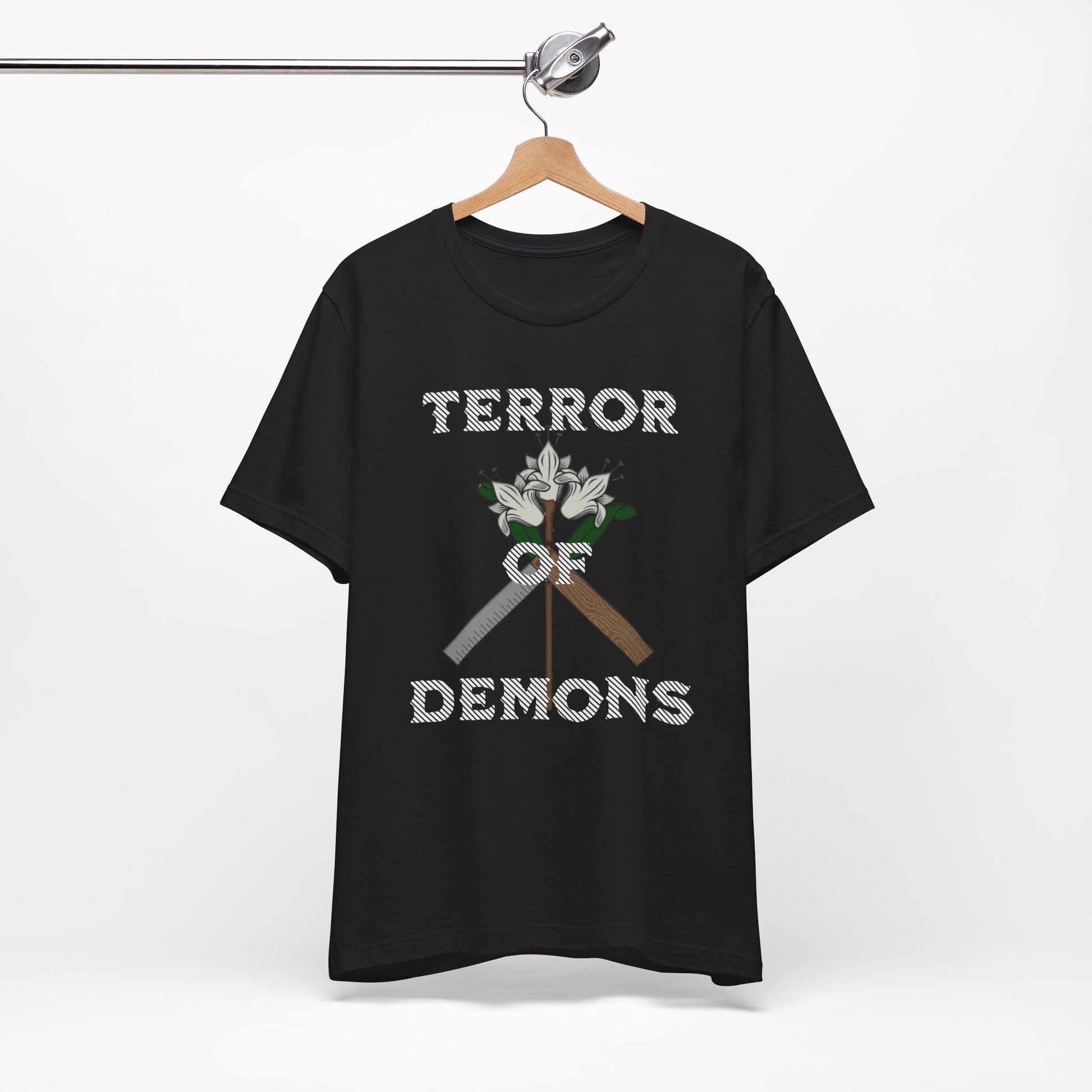 Printify T-Shirt Black / XS St. Joseph Terror of Demons Men's Shirt