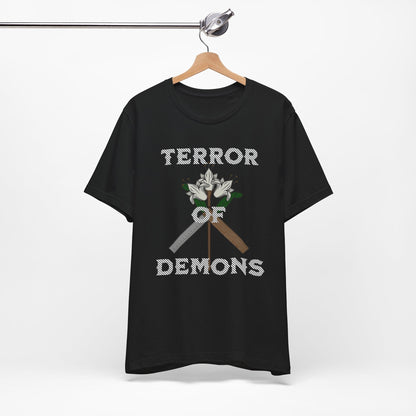 Printify T-Shirt Black / XS St. Joseph Terror of Demons Men's Shirt