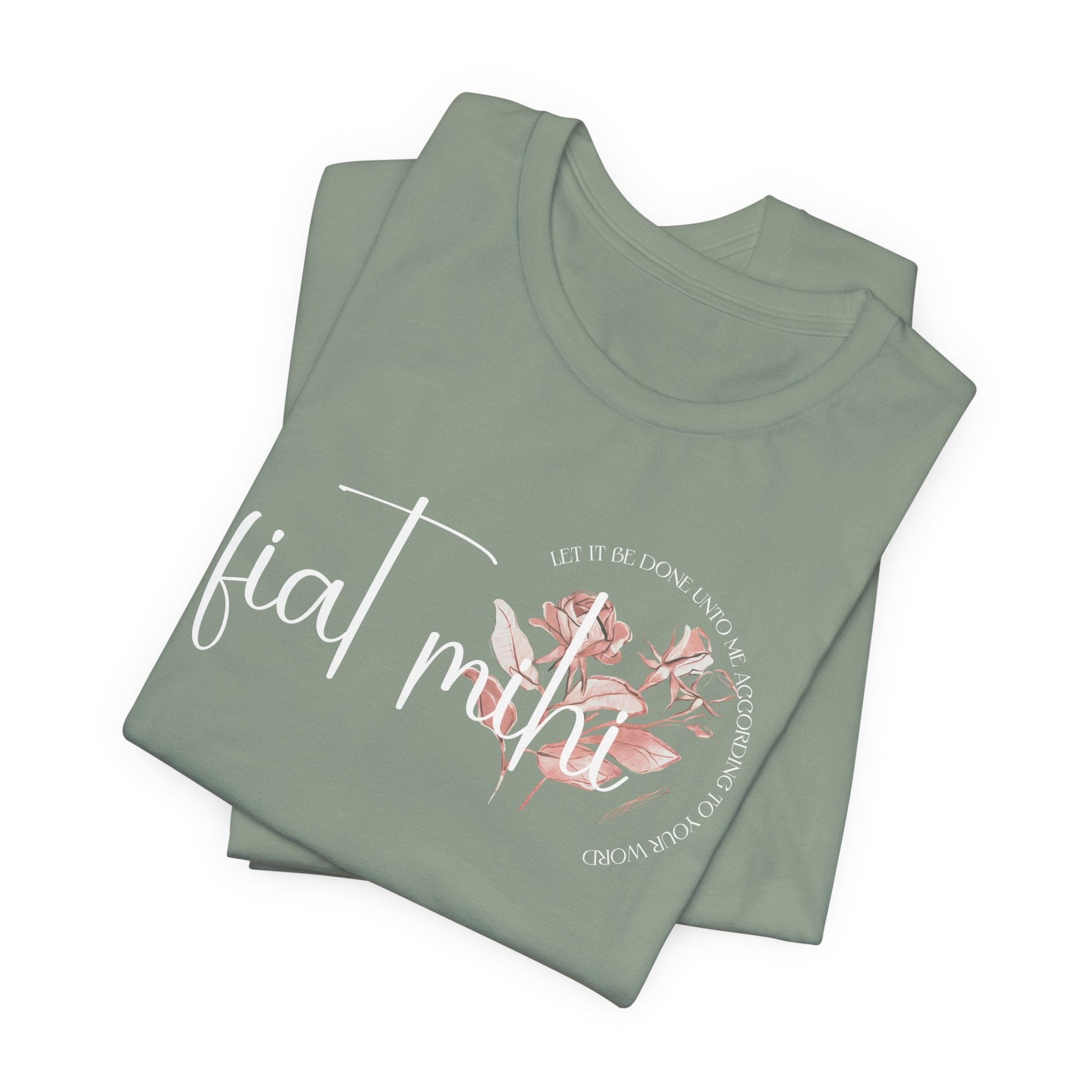 Printify T-Shirt Fiat Mihi Pink Rose T-Shirt