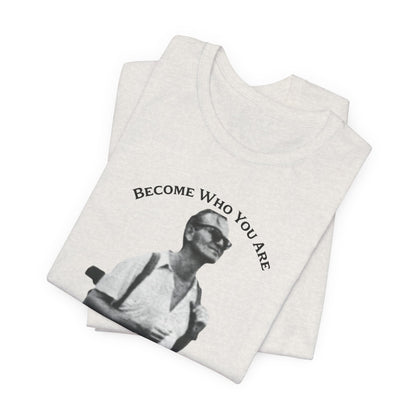 Printify T-Shirt Heather Cement / XS John Paul II Become Who You Are T-Shirt