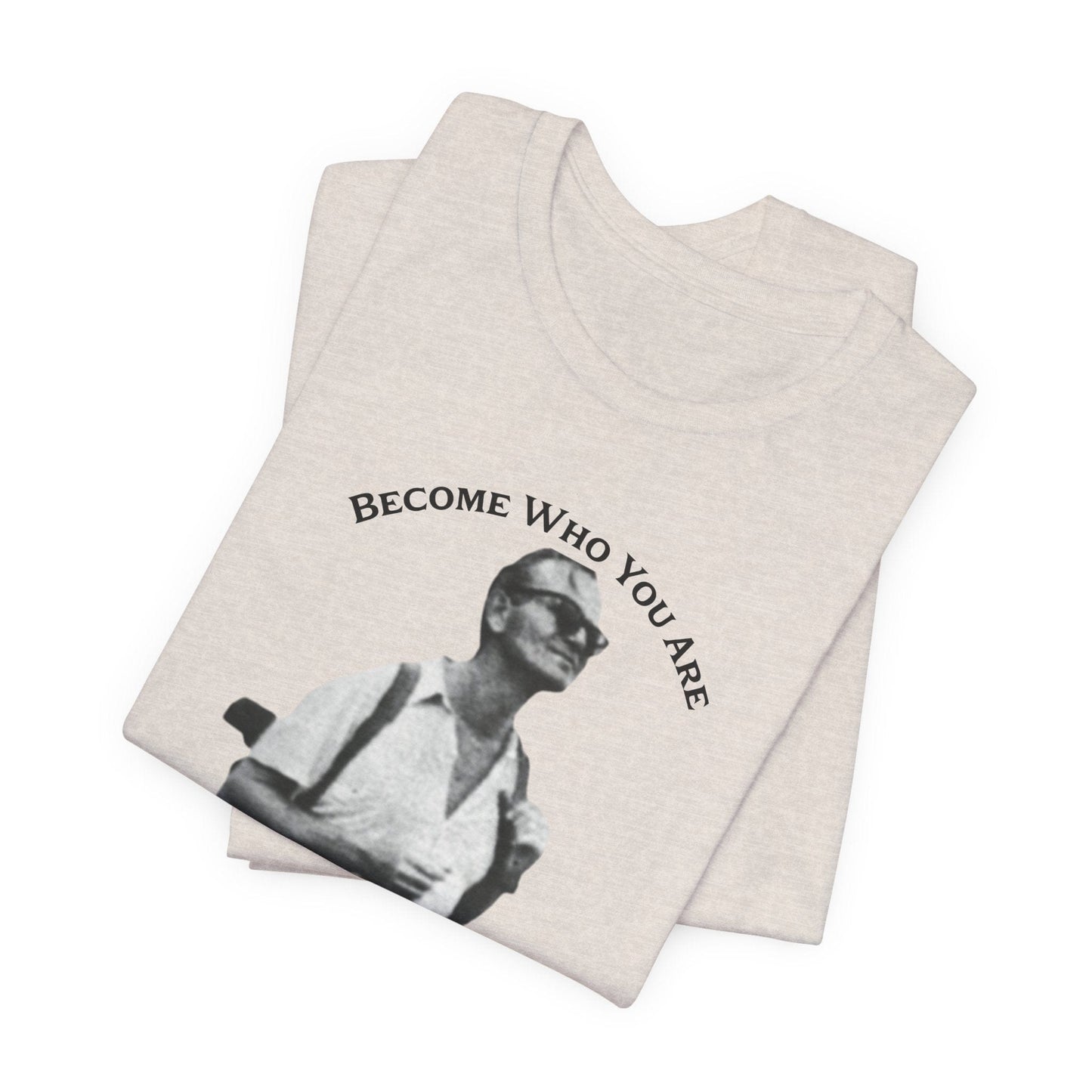 Printify T-Shirt Heather Dust / XS John Paul II Become Who You Are T-Shirt