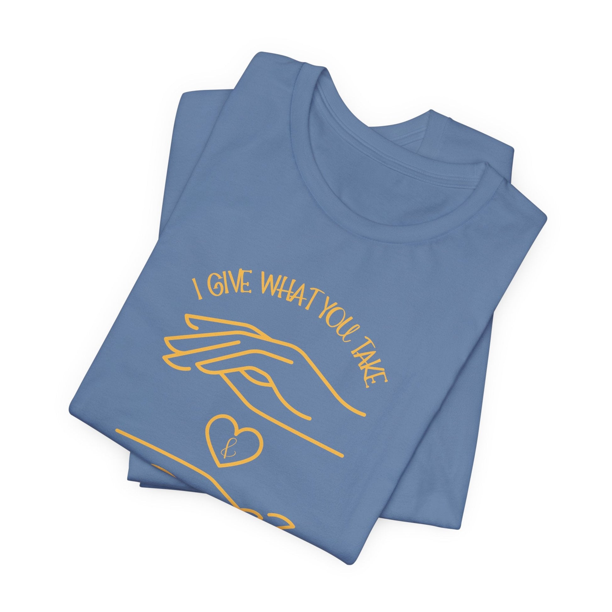 Printify T-Shirt Lavender Blue / XS Mother Teresa Give & Take T-Shirt