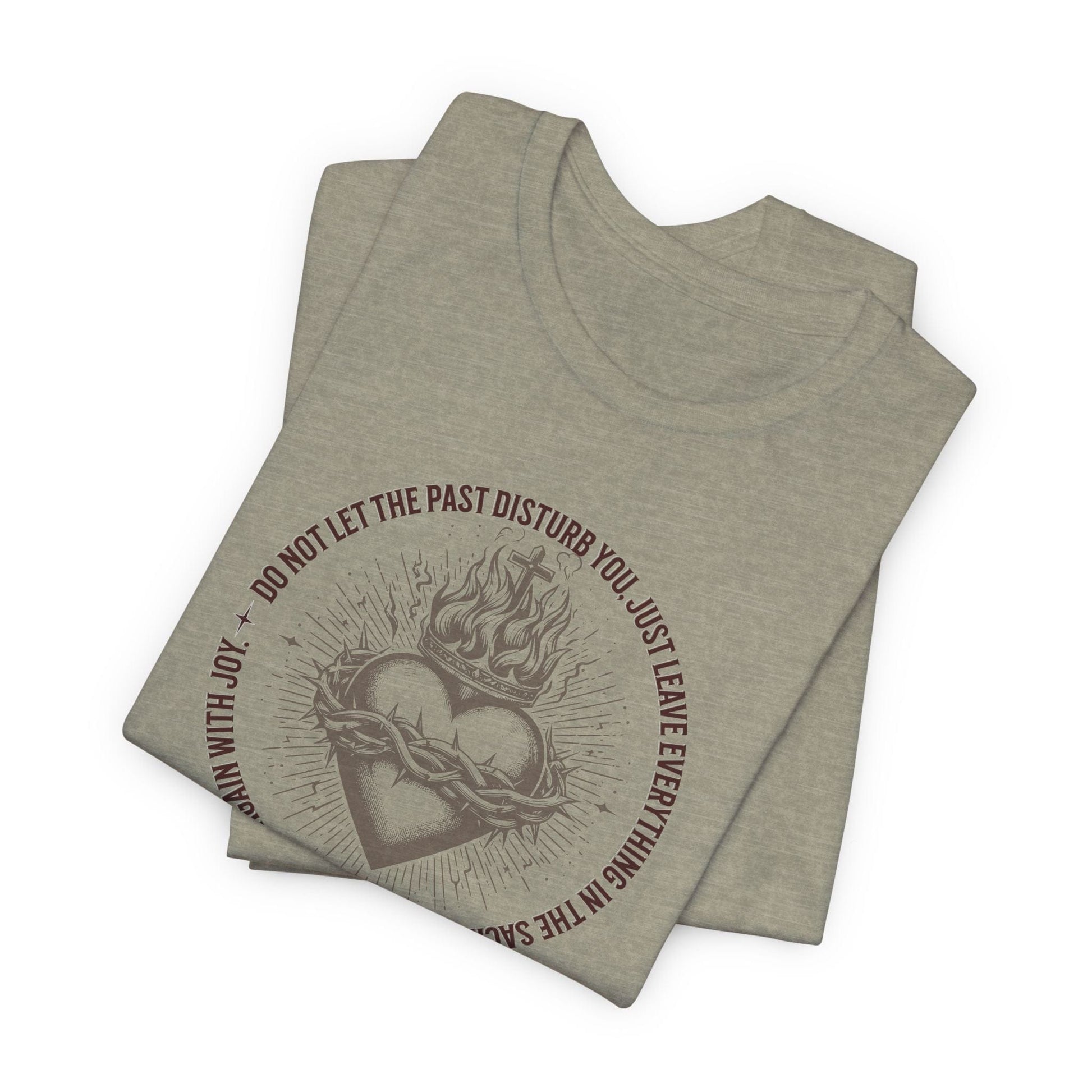 Printify T-Shirt Sacred Heart Mother Teresa Quote T-Shirt