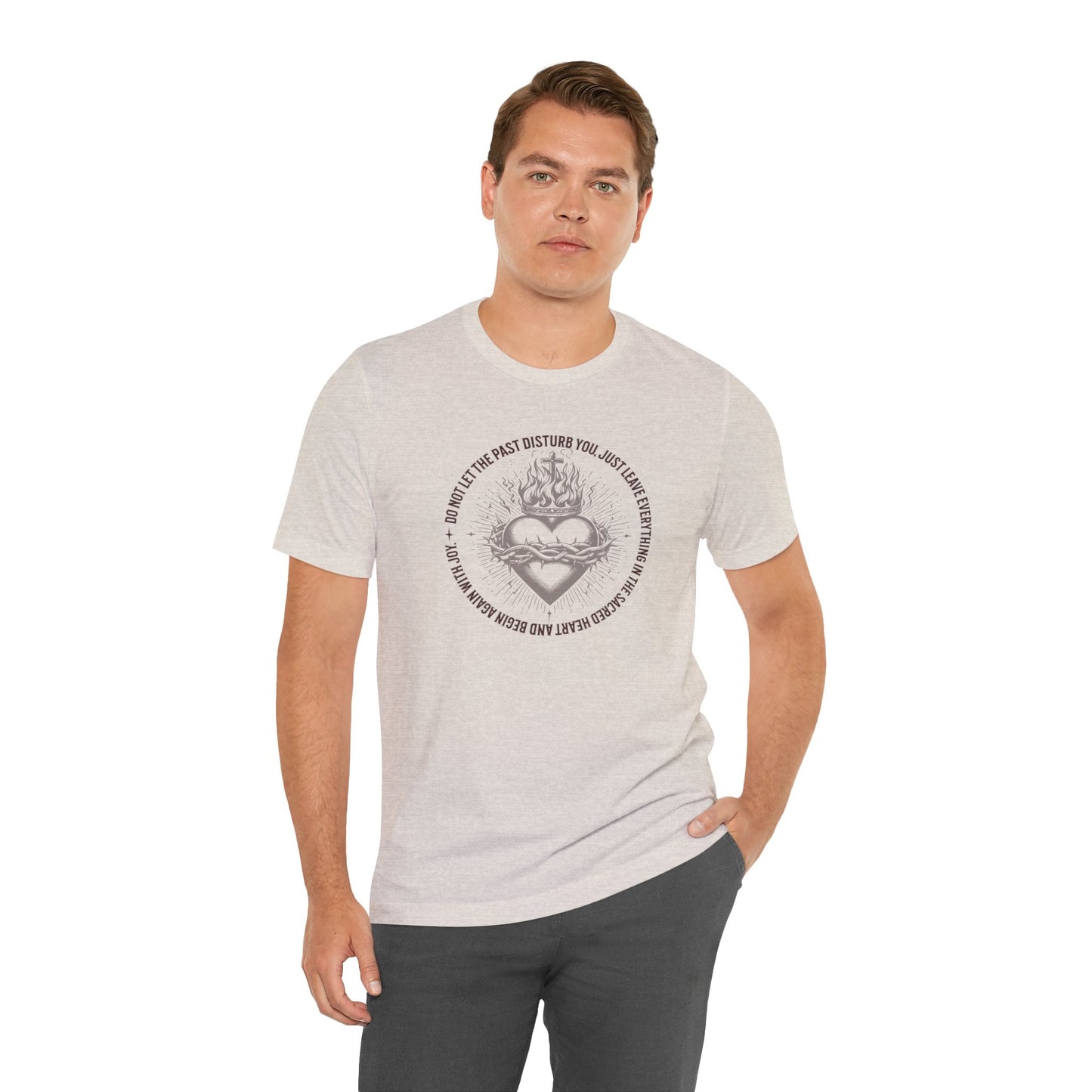 Printify T-Shirt Sacred Heart Mother Teresa Quote T-Shirt