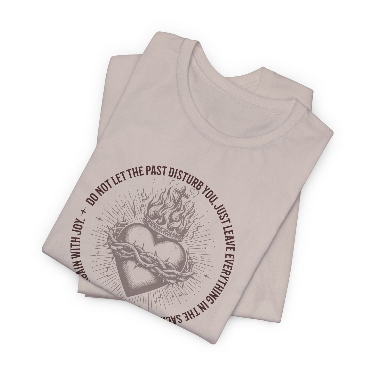 Printify T-Shirt Sacred Heart Mother Teresa Quote T-Shirt