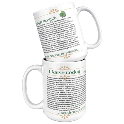 teelaunch Full Wrap Breastplate of St. Patrick Mug