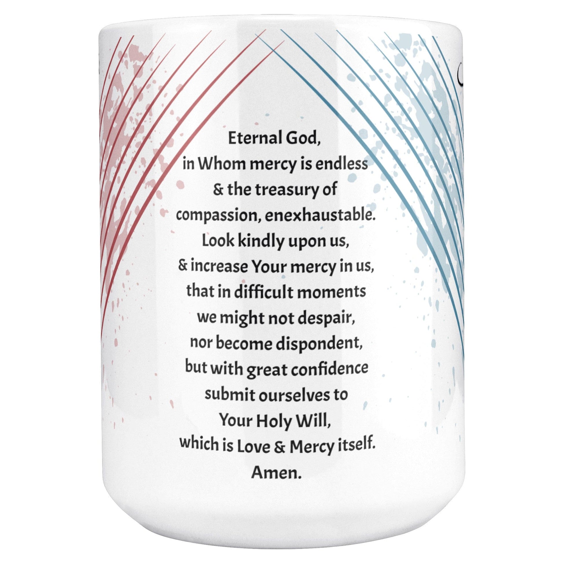 teelaunch Full Wrap Jesus I Trust in You Jezu Ufam Tobie Divine Mercy Mug