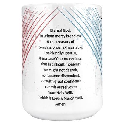 teelaunch Full Wrap Jesus I Trust in You Jezu Ufam Tobie Divine Mercy Mug