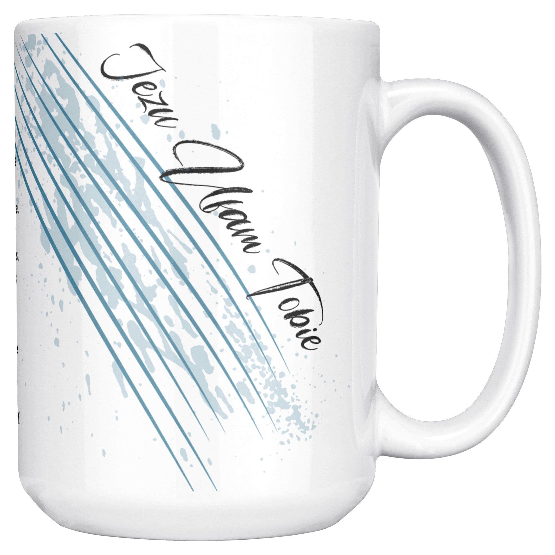 teelaunch Full Wrap Jesus I Trust in You Jezu Ufam Tobie Divine Mercy Mug