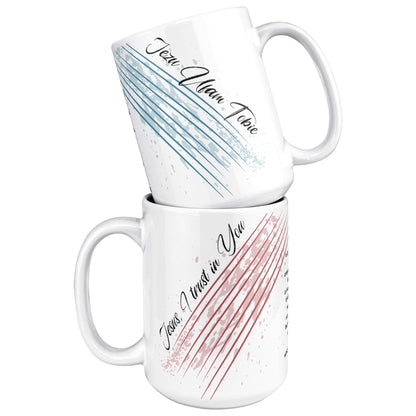 teelaunch Full Wrap Jesus I Trust in You Jezu Ufam Tobie Divine Mercy Mug