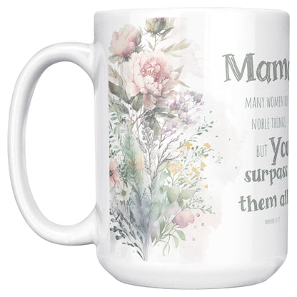 teelaunch Full Wrap Proverbs 31 Mug for New Mom